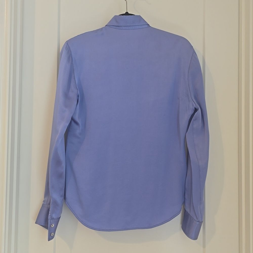 ANDRES Van Tisse Silk Blouse Size M - Picture 2 of 15